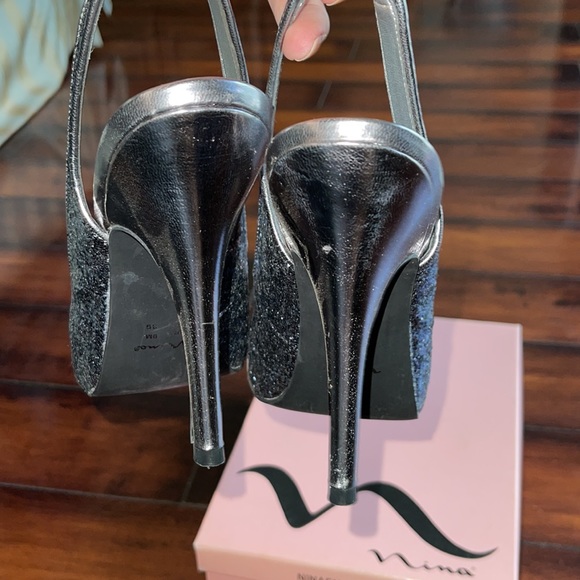 SUPER SALE! Nina sequined heels - Picture 4 of 13